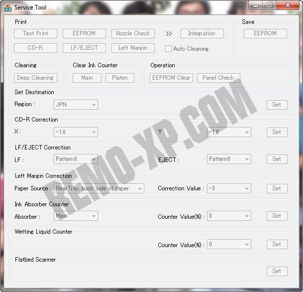 Free Software and Movie Resetter Printer Canon MP258