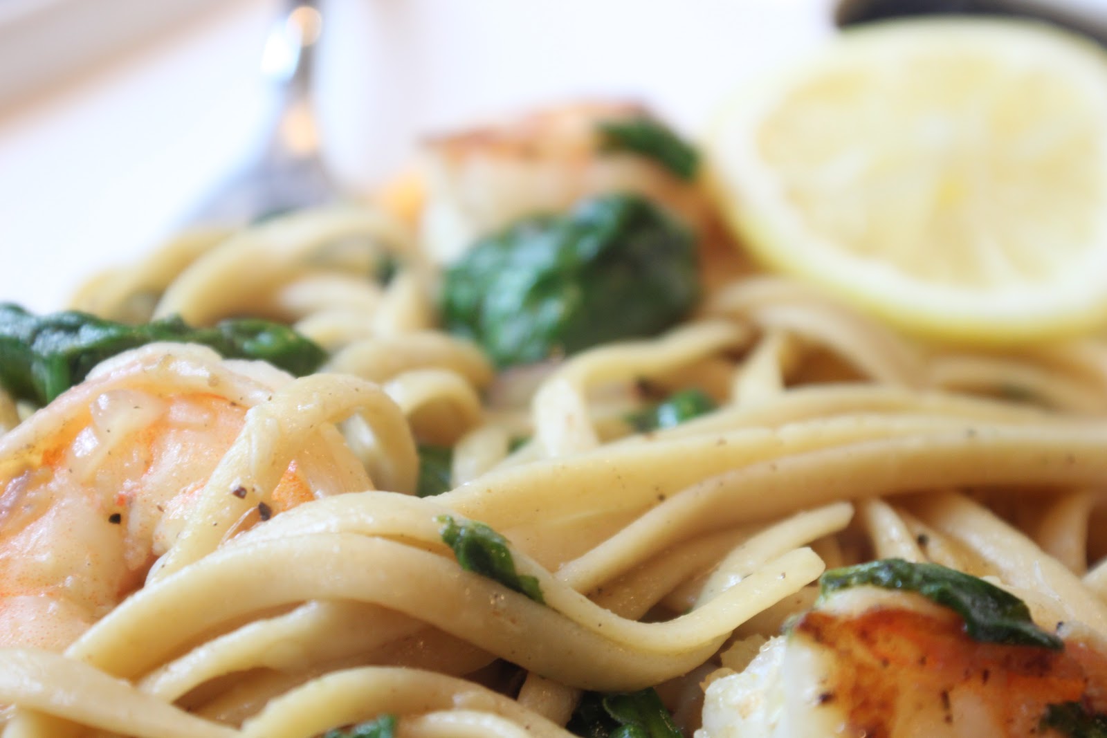Shrimp Florentine Pasta Beaute' J'adore