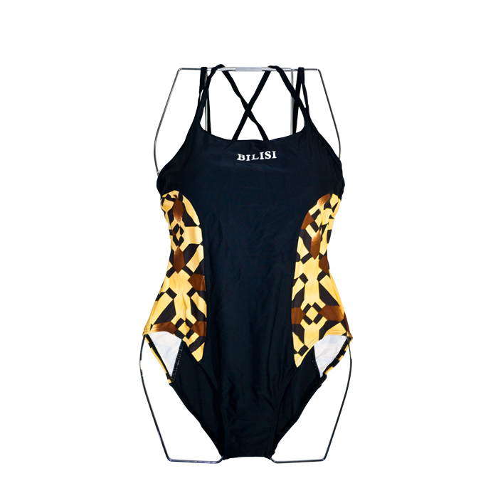 FASHION CARE 2U S120 Black One Piece Swimsuit Swimwear XXL