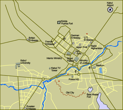 Kabul Map