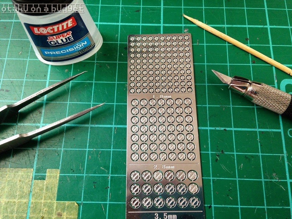 otaku on a budget Adding Detail Photo Etched Parts