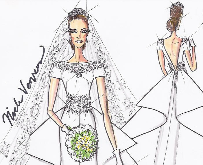 Bridal Gowns Sketches