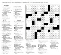 The New York Times Crossword in Gothic: May 2013