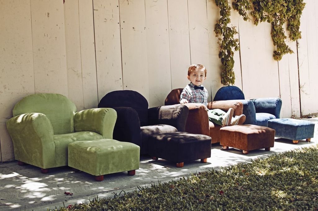 Kids' & Toddler Chair and Ottoman Sets