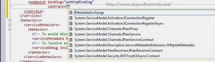 WCF 4.5 - Intellisense Support for Contract WCF 4.5 - Intellisense Support for Contract