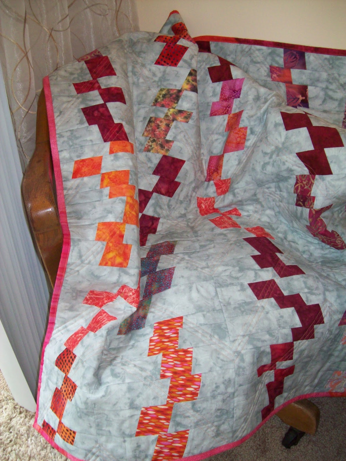Cooler Quilts Slash and Sew Quilt Variation