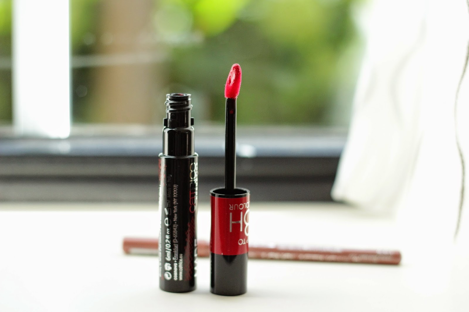 review catrice made to stay smoothing lip polish "red-volution"