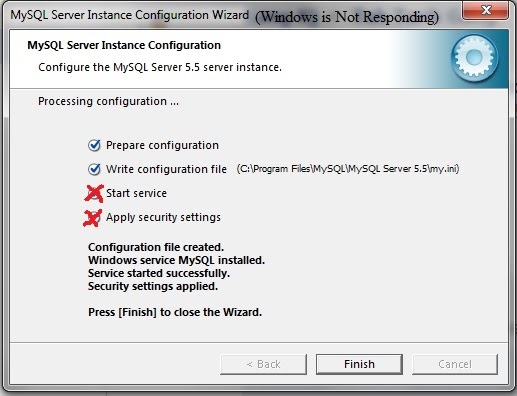 iTech91 - All about I.T.: [Fix] MySQL Server Instance Configuration
