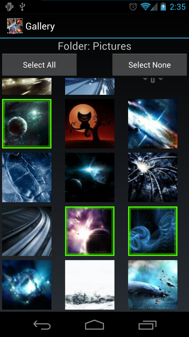 Kittehface Software: Gallery Live Wallpaper v1.0