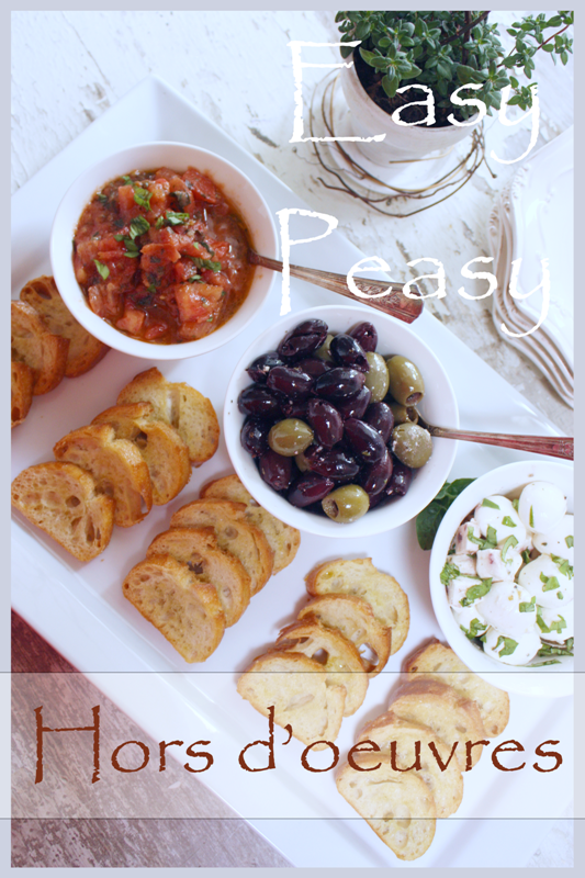 EASY PEASY HORS D'OEUVRES StoneGable