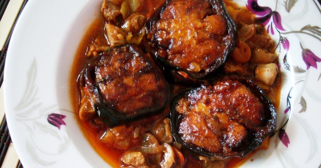 Fırında Etli Patlıcan