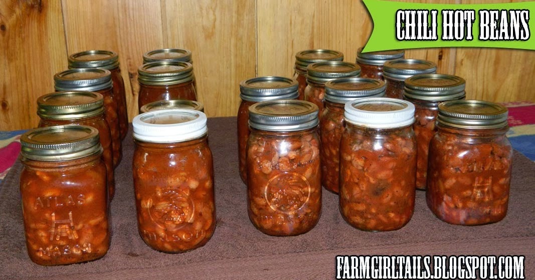 Farm Girl Tails Chili Hot Beans