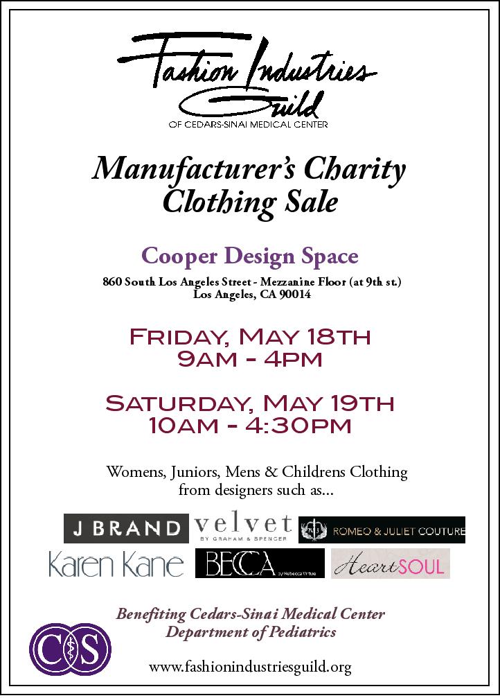 Weekend LA Sample Sales May 1820