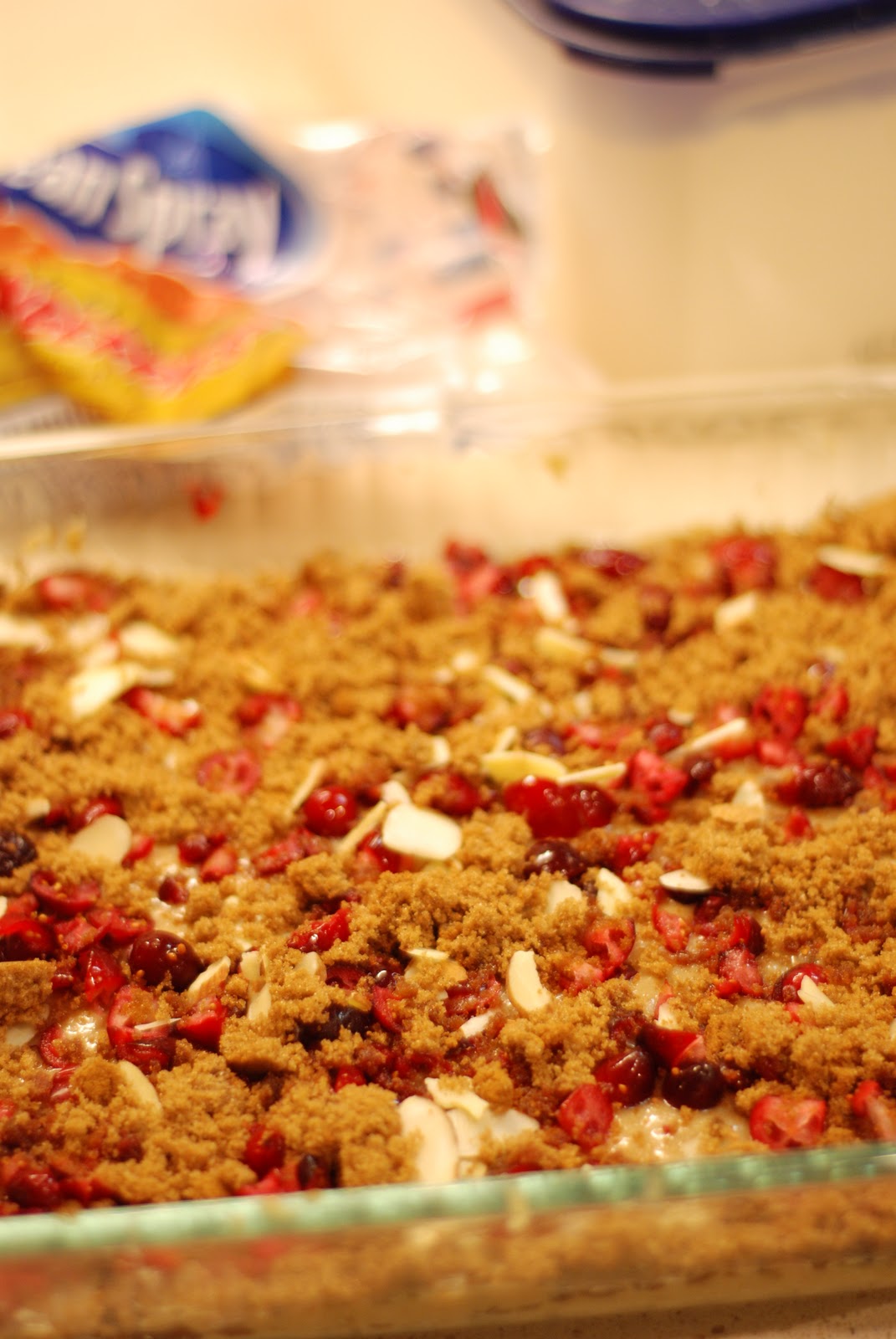 Chickenville Cranberry Coffee Cake