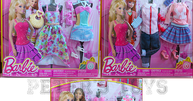 Tudo Junto e Misturado.: Novos Fashion Pack da Barbie Dreamhouse 2014