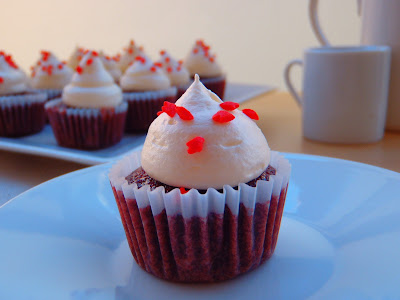 Mini Cupcakes Red Velvet (sin Colorante, Con Remolacha)
