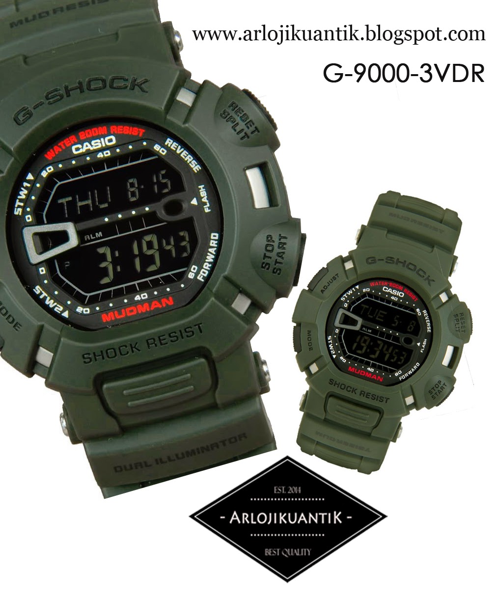 harga g shock mudman g 9000 original