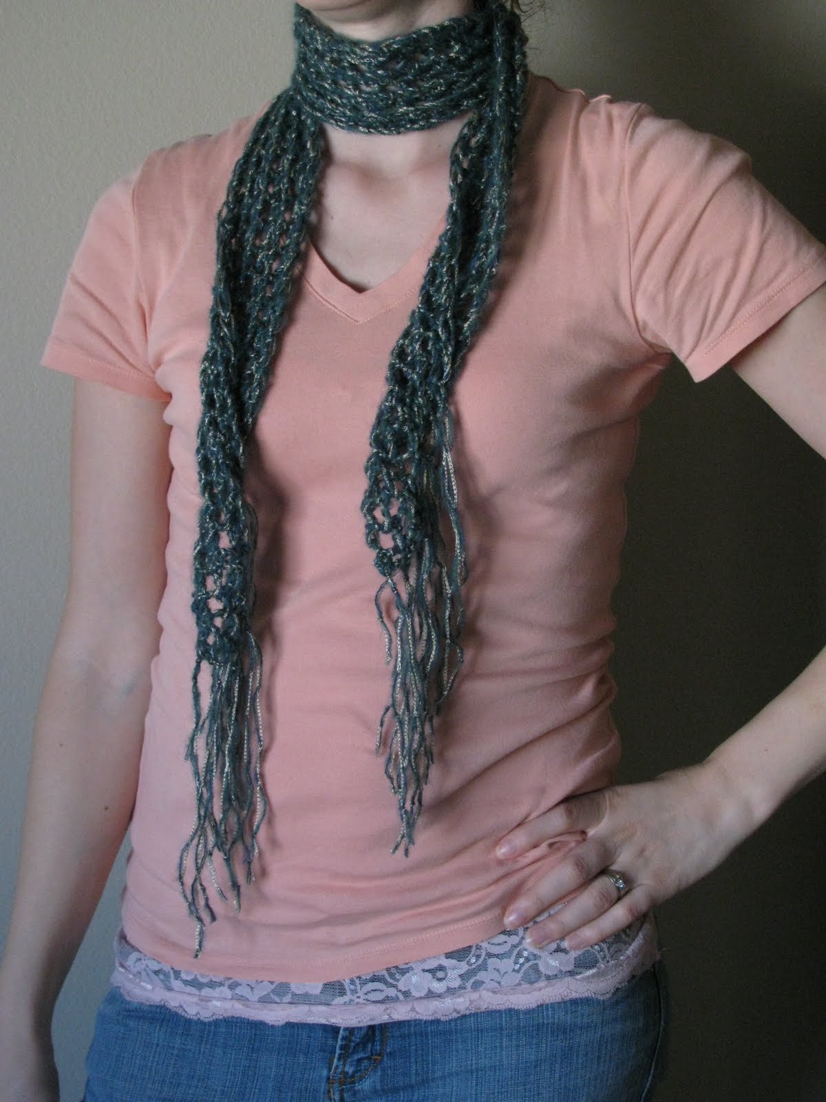 Handmade By Erica CURLED SCARF (PATTERN)