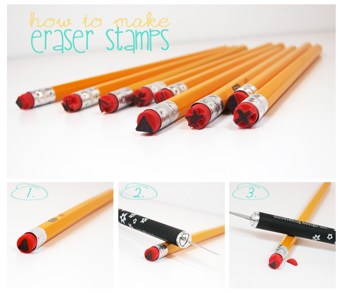 Emily Branch Designs Branch Out. Stamping with Erasers & Paper Smooches