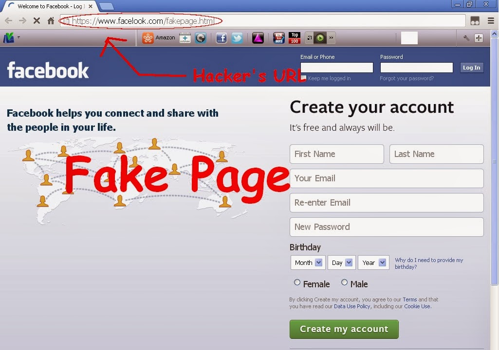 Hack Facebook Password Using Php Includes