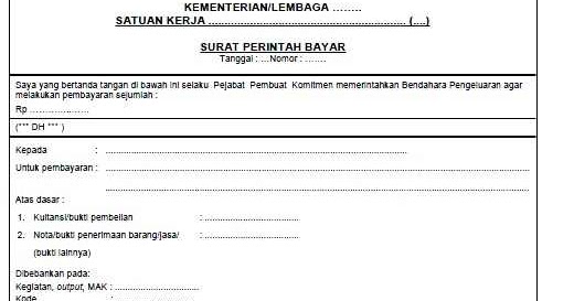 Sekda Dan Surat Perintah Tugas Kebersihan Sampel Contoh