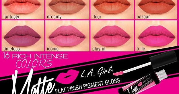 La Girl Line Art Matte Eyeliner Review : Curious may swatch and review l a girl matte flat