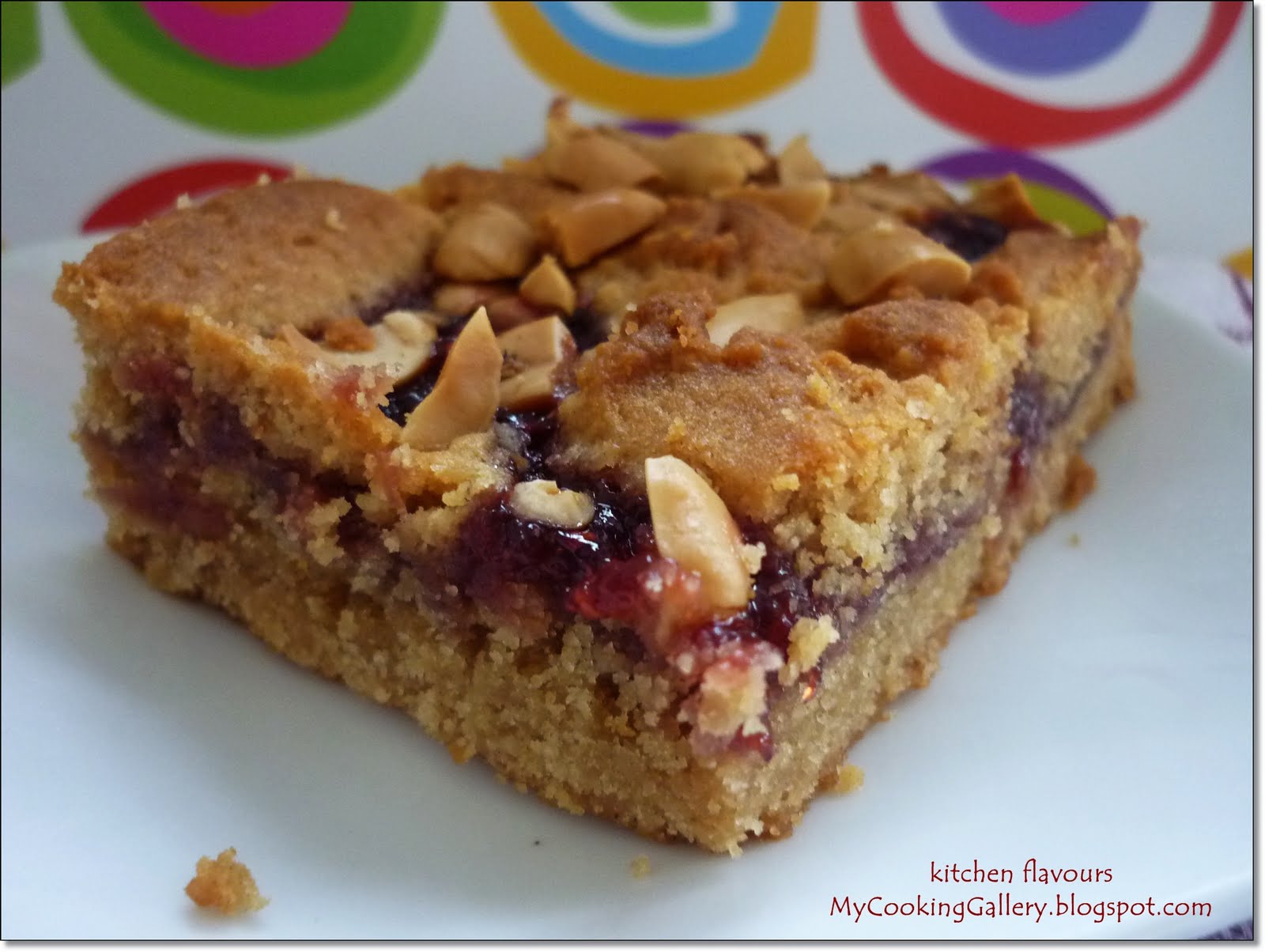 kitchen flavours Ina's Garden Peanut Butter and Jelly Bars