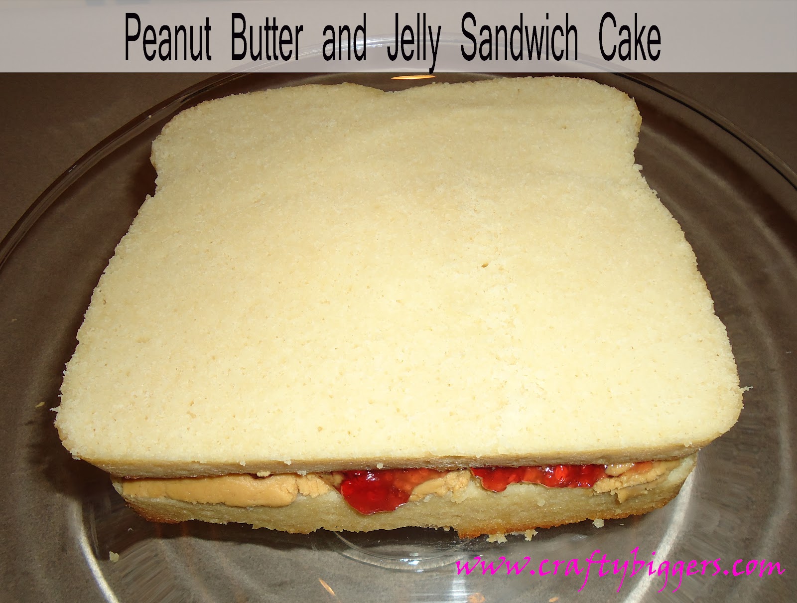 Crafty Biggers Back to School Party PB&J Cake