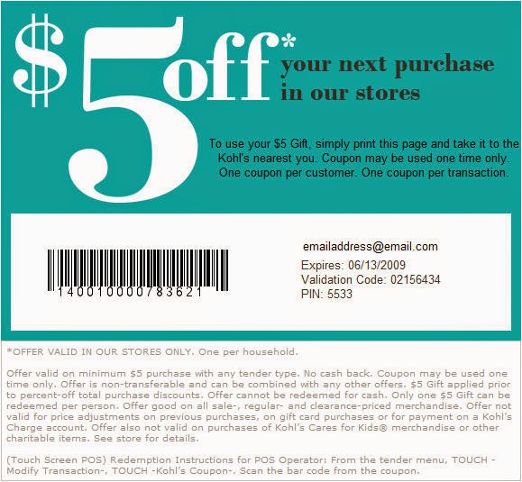 Kohls printable coupons nov 2019