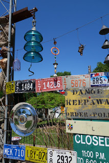 The Junkyard Outsider Art Park Mason City Iowa collage art