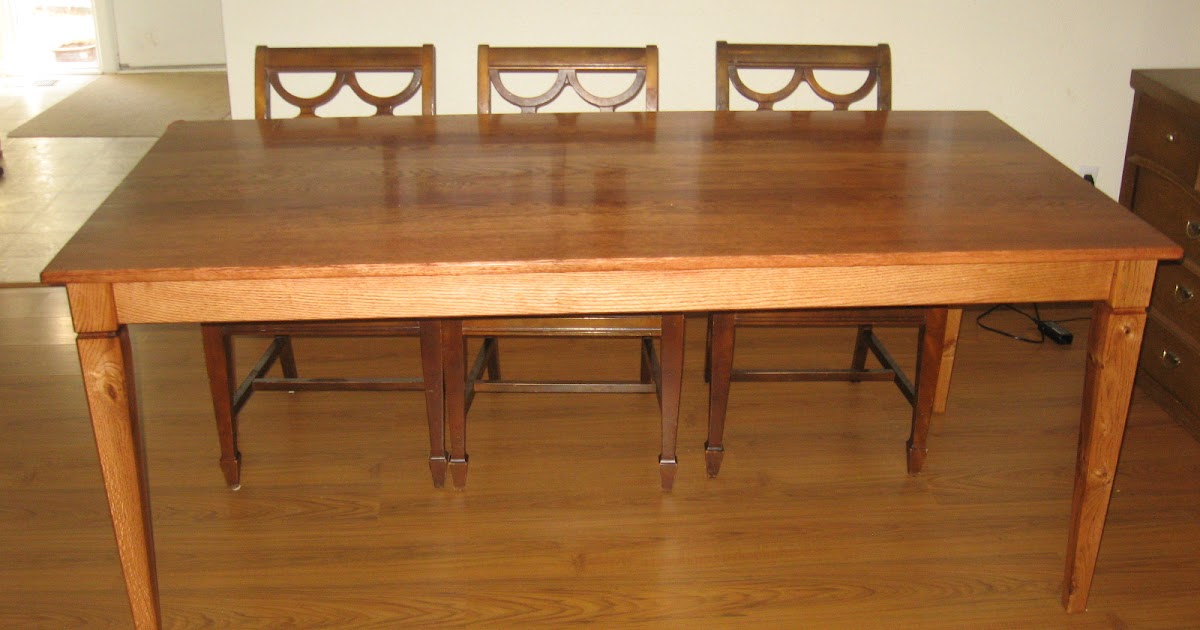 Peter Ripple, Custom Furniture Red Oak Table
