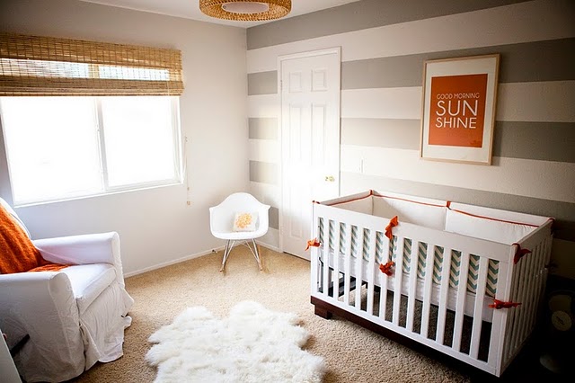 Orange Gray Nursery