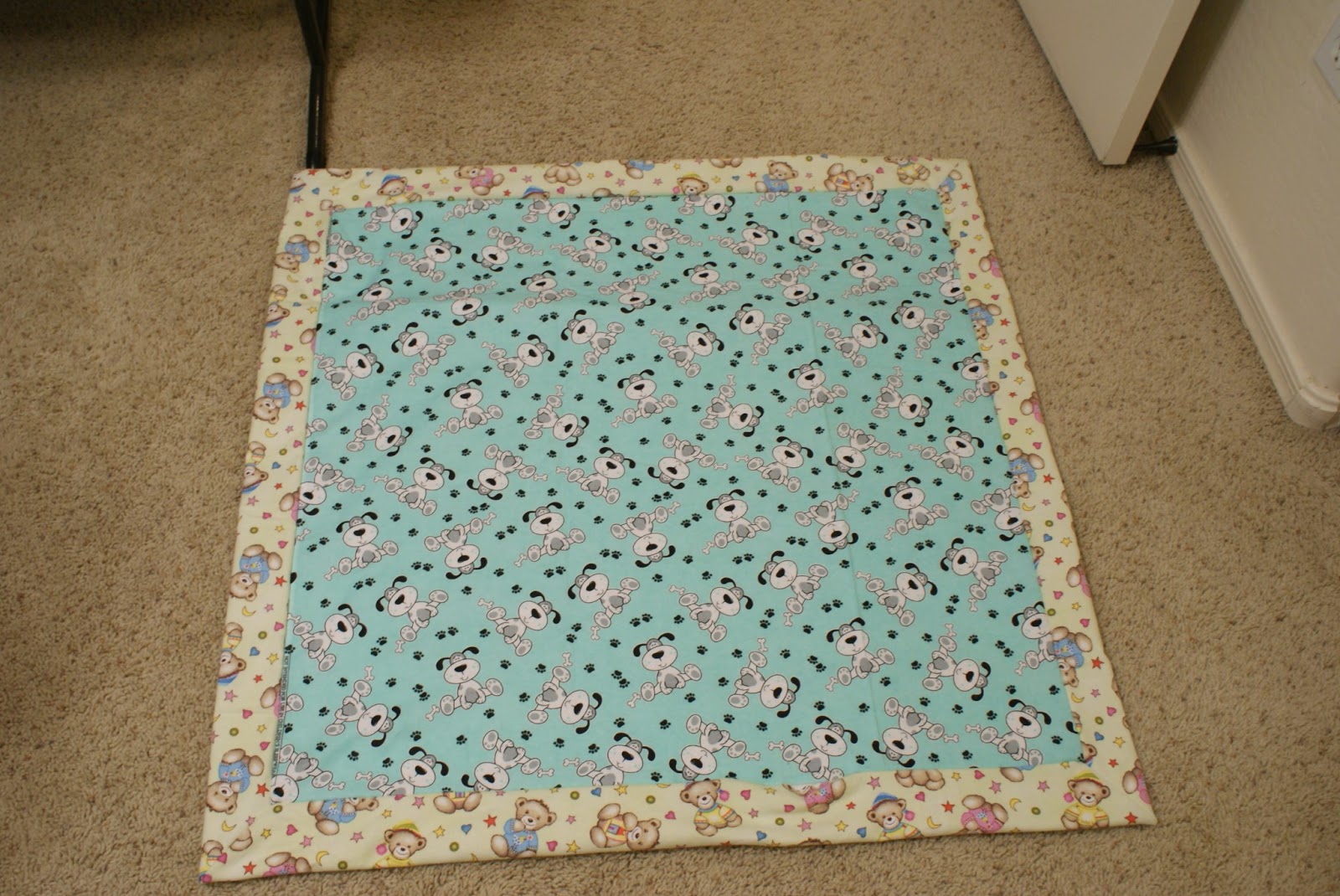 Quilting Kitty Selfbinding Super Duper Easy Quilt