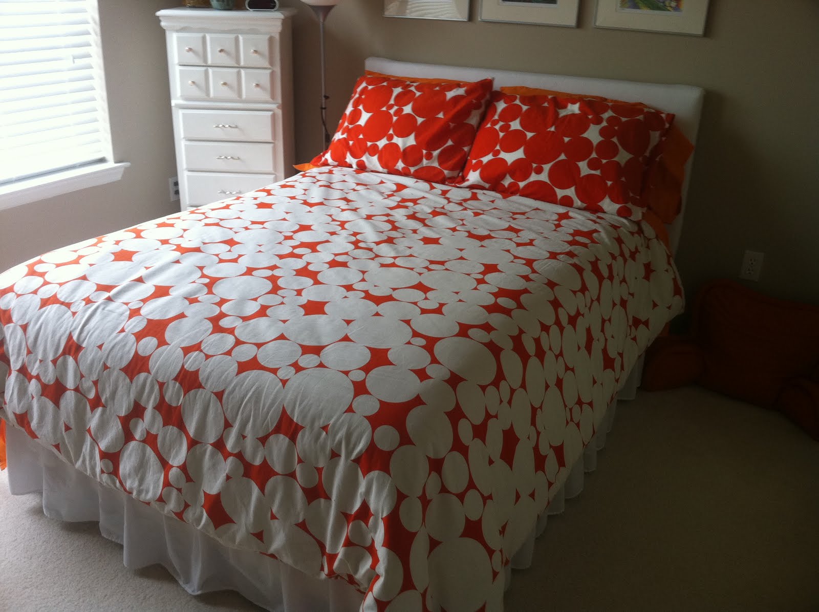 Everywhere Orange Orange Guest Bed