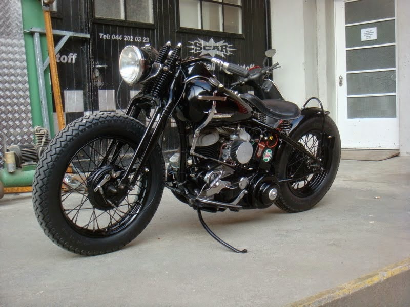 millecavalli LIFESTYLE Harley Davidson 1942 WLA Bobber from Switzerland