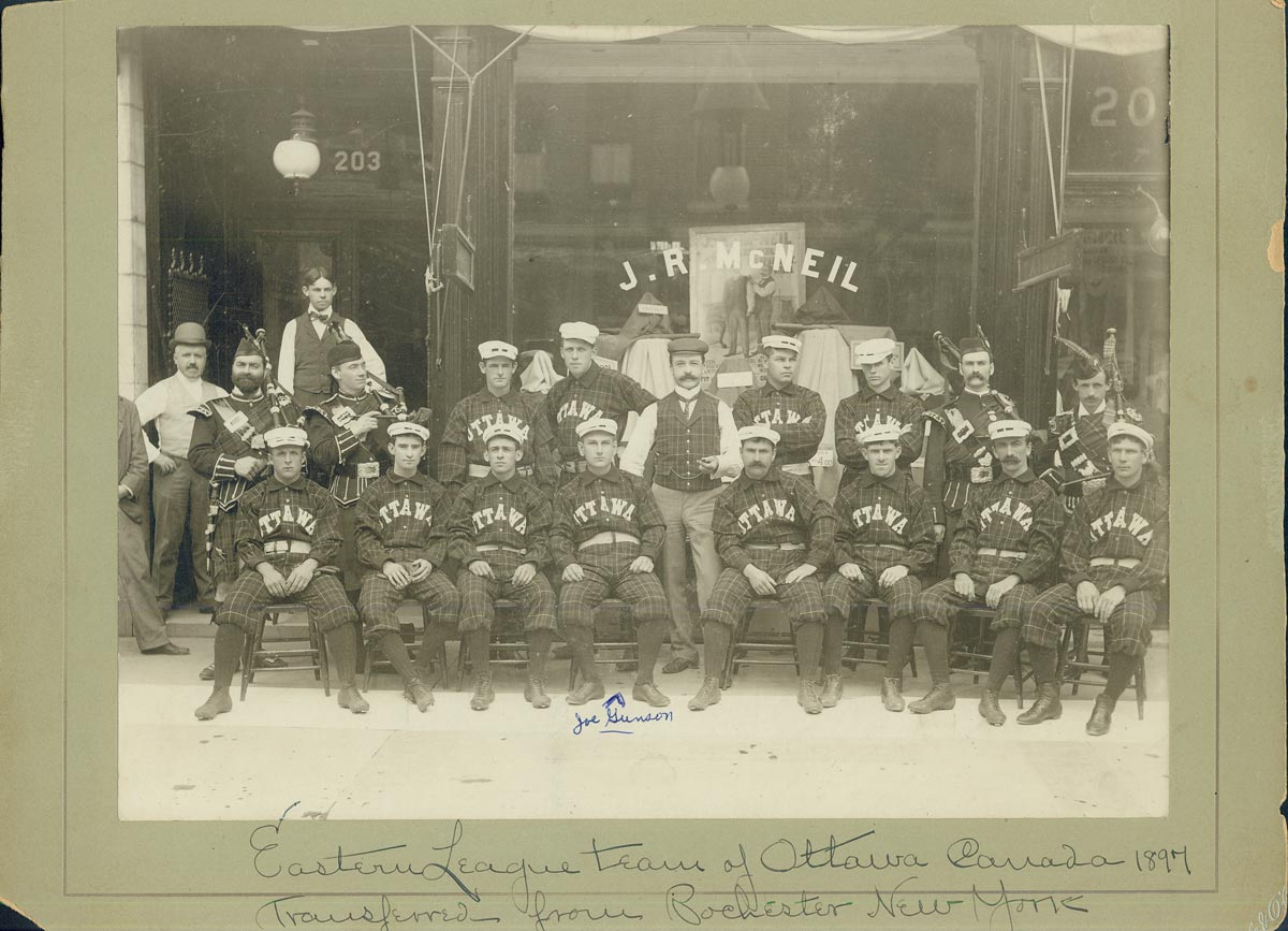 Baseball Researcher Bagpipes and Baseball, or Clash of the Tartans