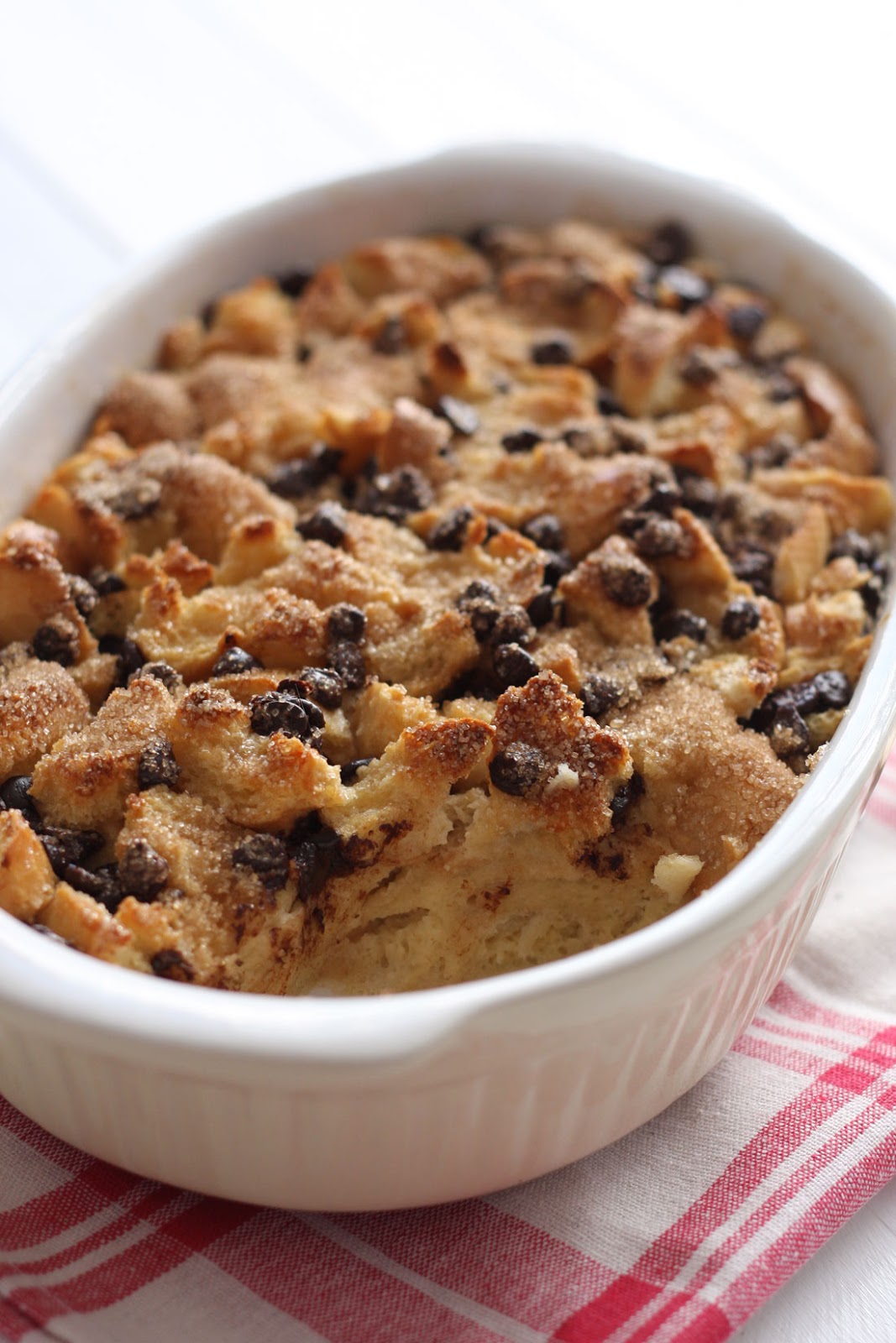 Chocolate chips bread pudding simple Koleksi Resepi Emak
