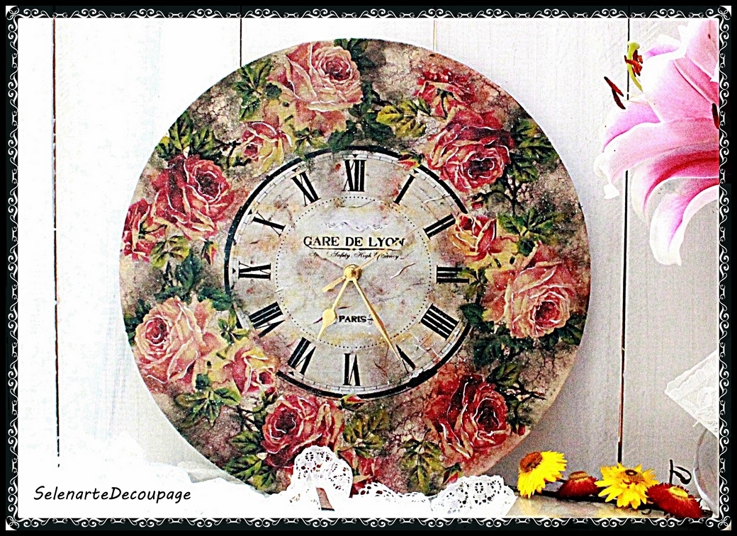 Selenarte Passion For Decoupage My New Blog Design And Country Roses