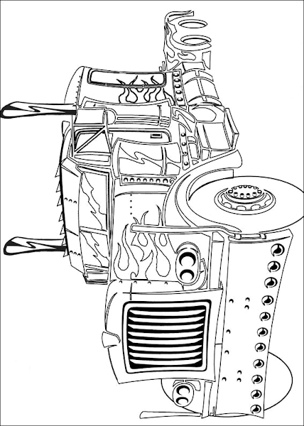 Free Transformers Coloring Pages