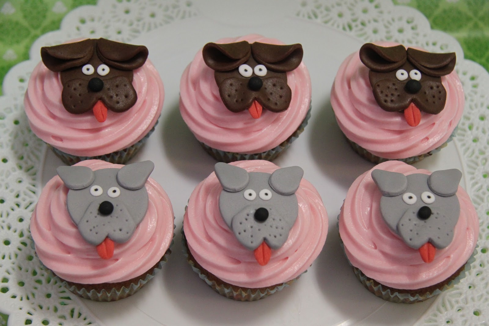 Millis tårtor och annat Hund Cupcakes