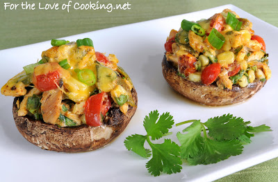 Southwestern Stuffed Portobello Mushrooms