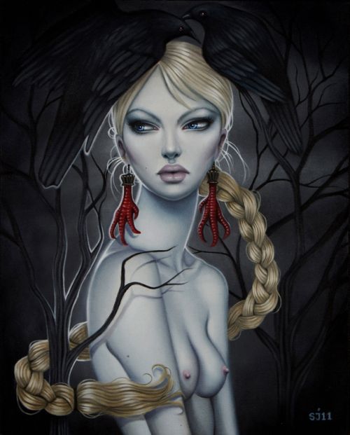 sarah joncas pinturas mulheres sensuais