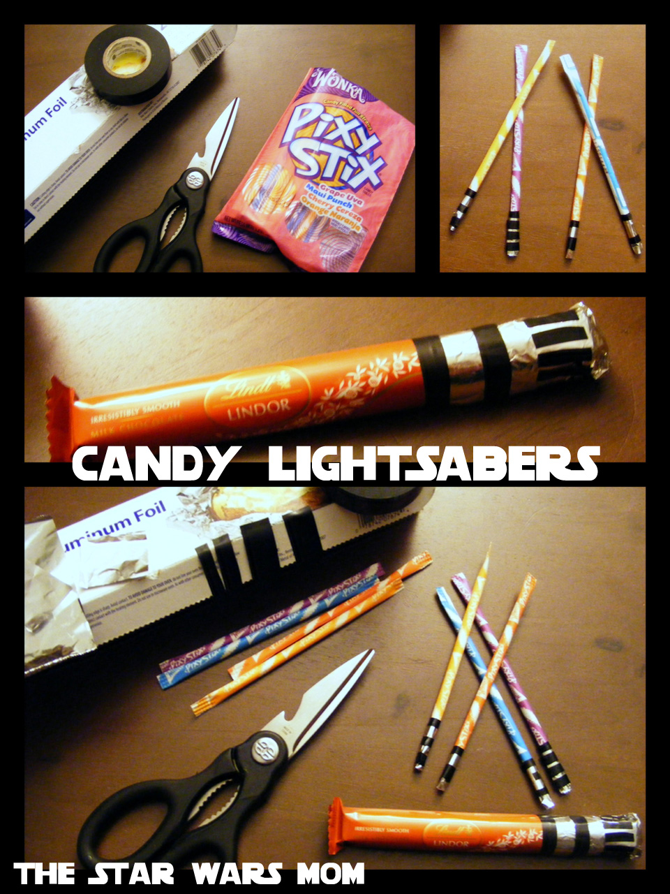 Star Wars DIY Candy Lightsabers The Star Wars Mom Culinary Artist