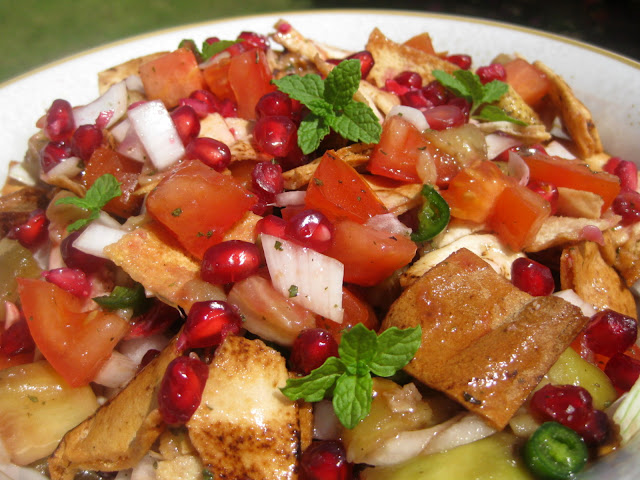 Ensalada De Berenjenas Y Granada