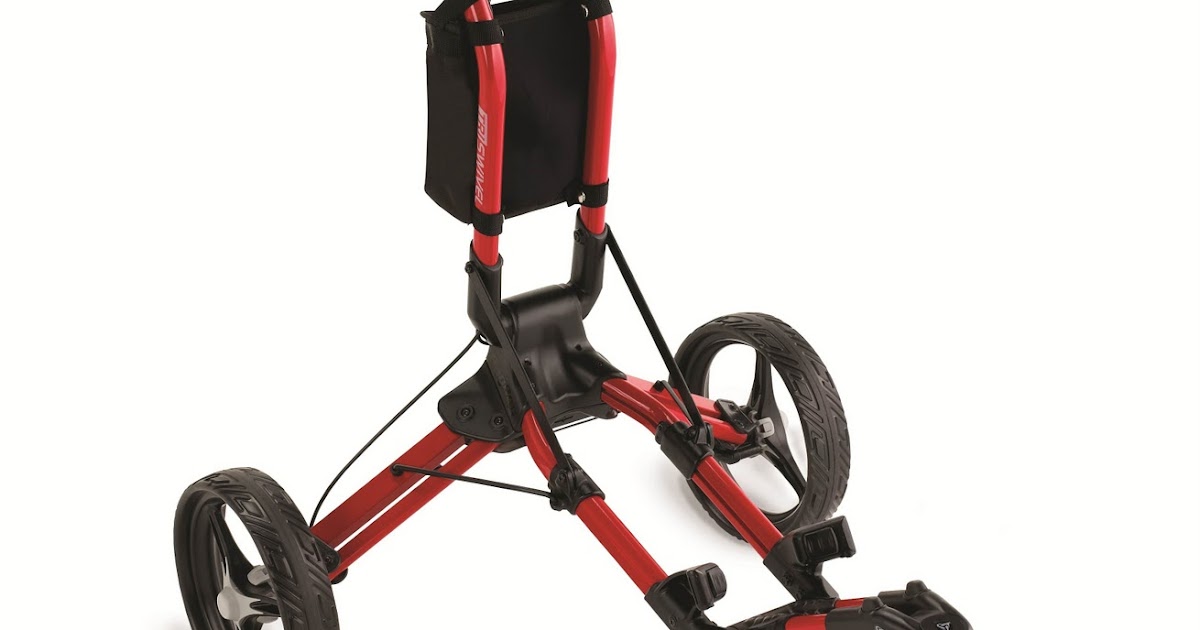 American Golfer New TriSwivel Push Cart Features Front Wheel That