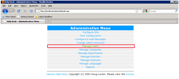 Pranab S Scrapbook Installing And Configuring Liberum Help Desk