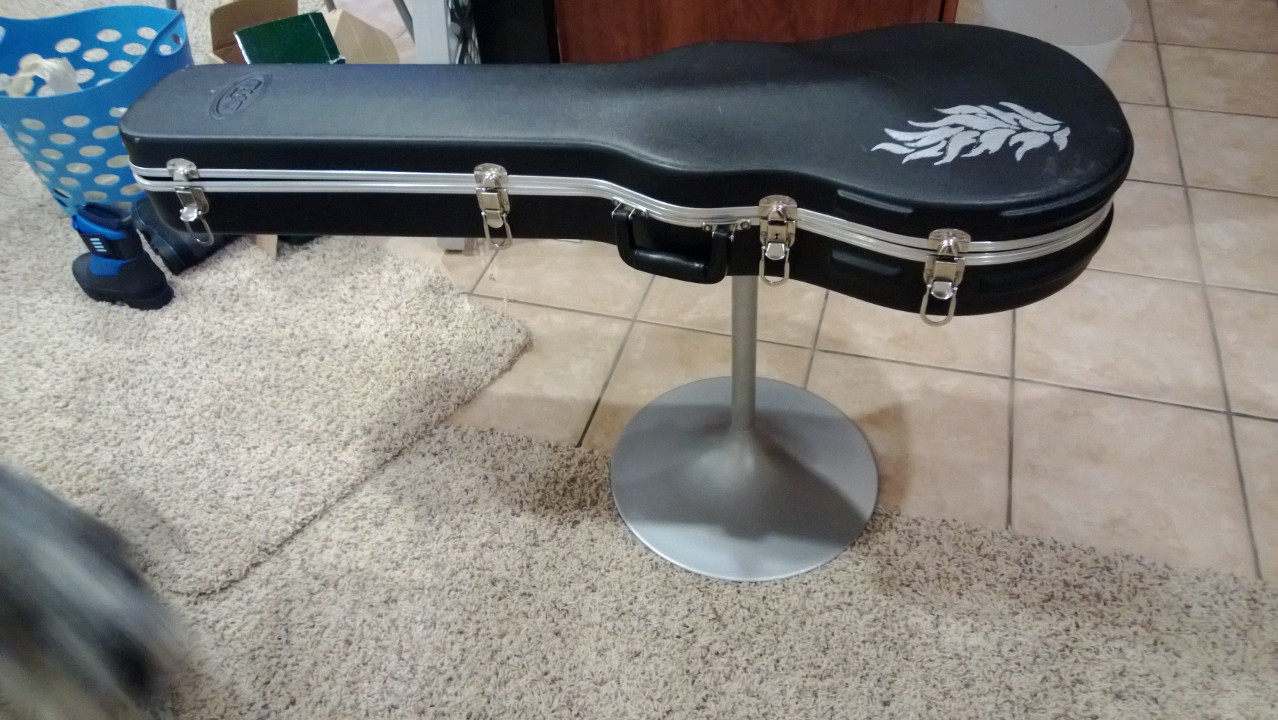 {re}de•fined Guitar Case Table SOLD