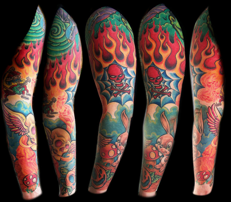 Tattoo sleeve can be very pricey since it will have to cover a huge  title=