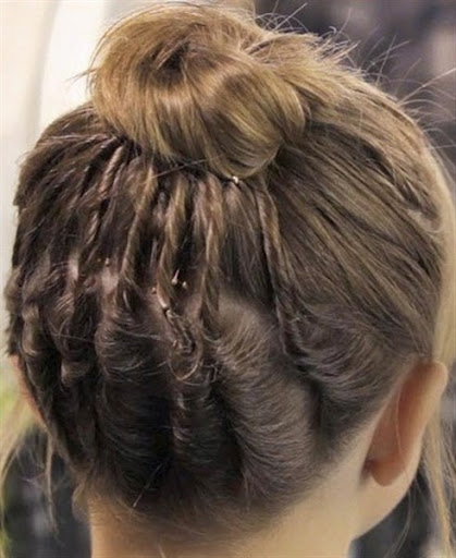 New Short Hair Bun Models For Women Trends 2015
