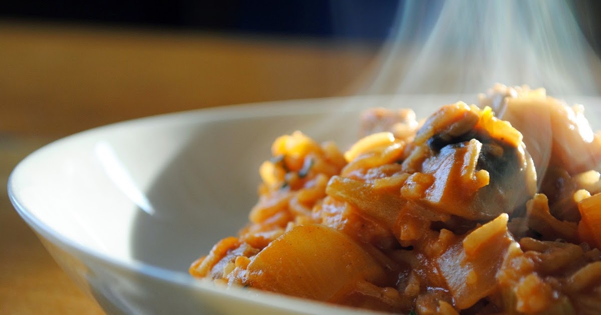 Tomato and mushroom rice VeganSandra